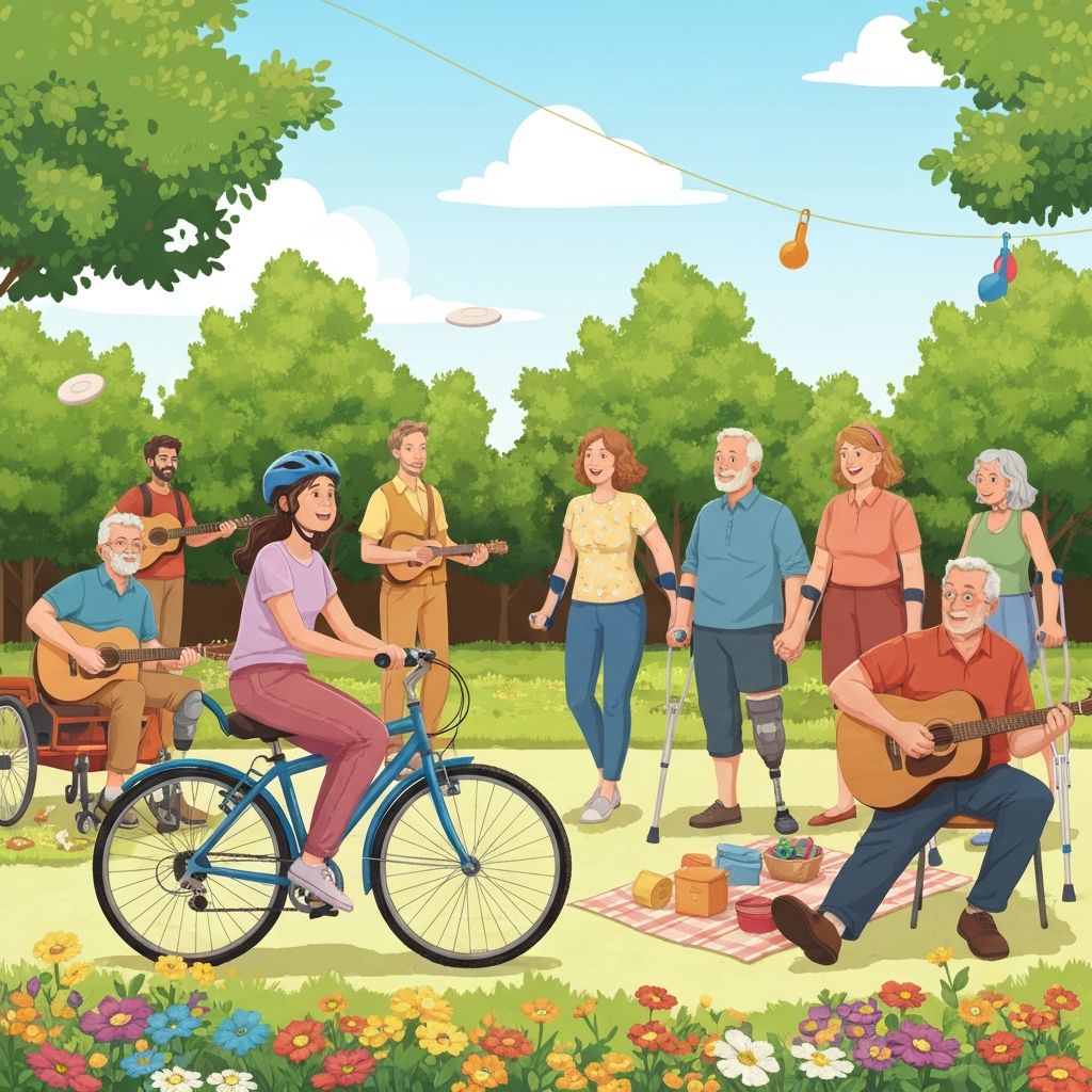 Individuals participating in community activities